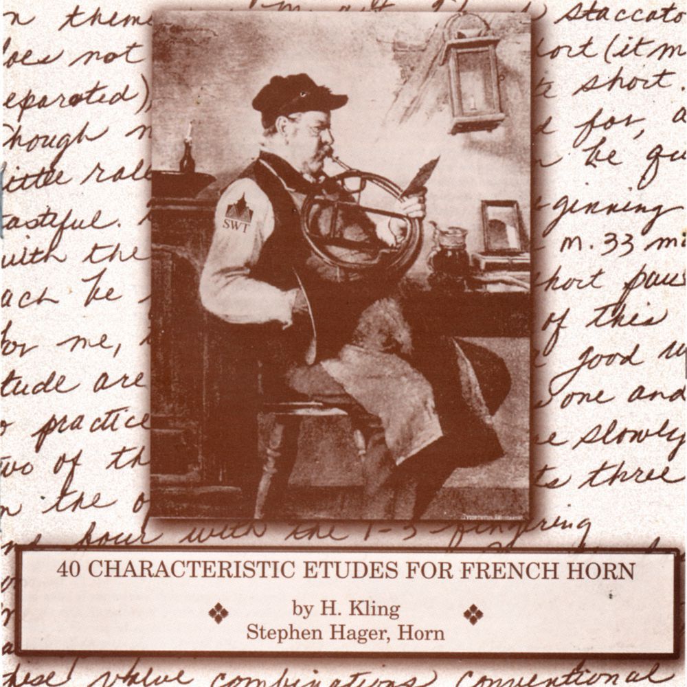 40 Characteristic Etudes for French Horn - cliquer ici