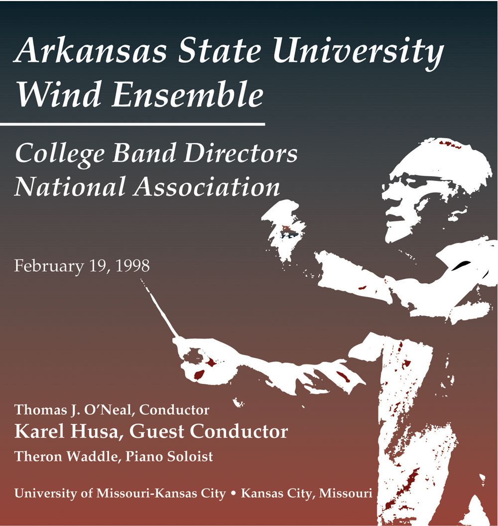1998 College Band Directors National Association: Arkansas State University Wind Ensemble - cliquer ici