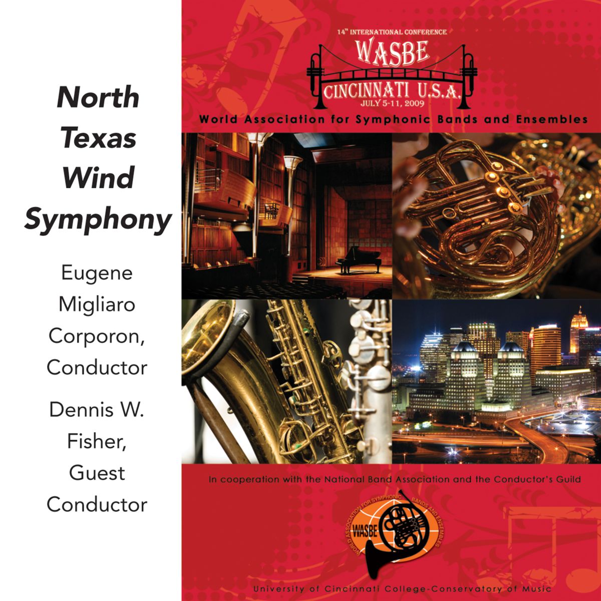 2009 WASBE Cincinnati, USA: North Texas Wind Symphony - cliquer ici