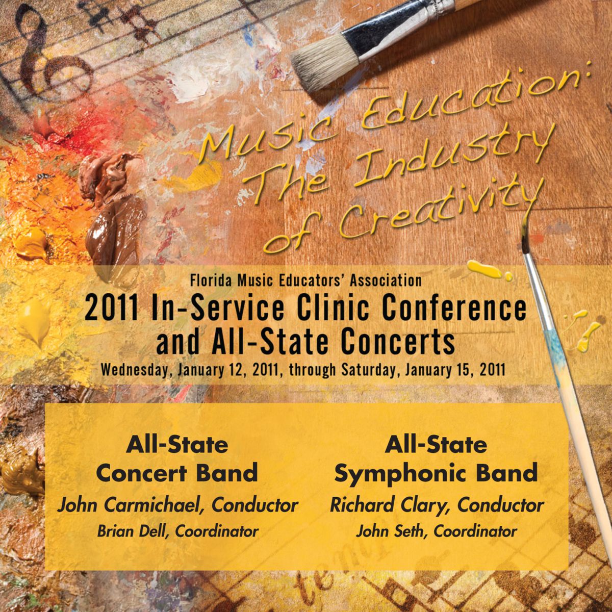 2011 Florida Music Educators Association: All-State Concert Band and All-State Symphonic Band - cliquer ici