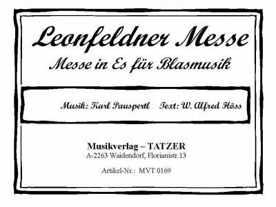 Messe in Es 'Leonfeldner Messe' (Chor) - cliquer ici