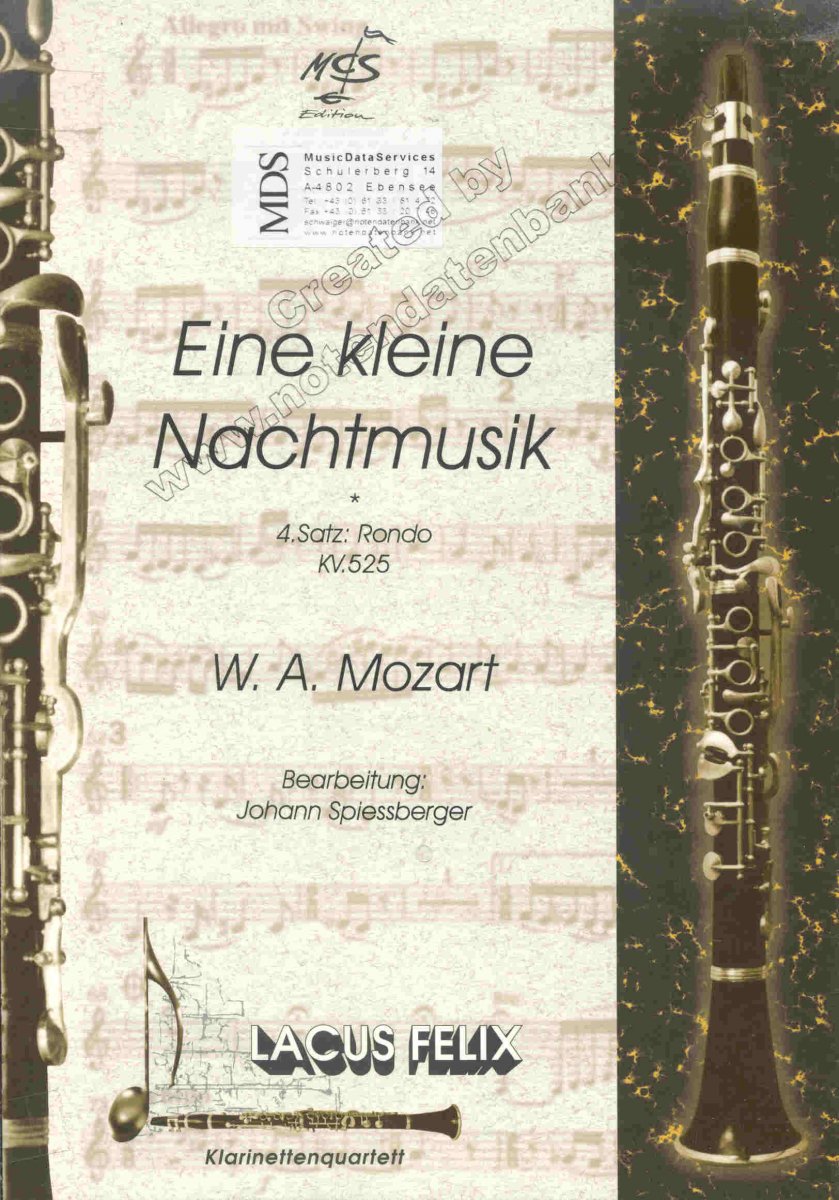 Eine kleine Nachtmusik, 4.Satz: Rondo - cliquer ici Eine kleine Nachtmusik, 4.Satz: Rondo - cliquer ici