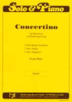 Concertino für Klarinette und Piano - cliquer ici Concertino für Klarinette und Piano - cliquer ici