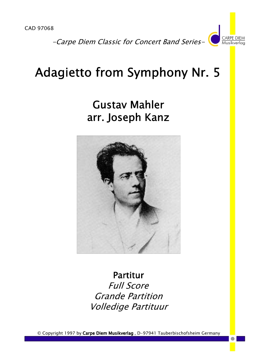 Adagietto from 'Symphony #5' - cliquer ici Adagietto from 'Symphony #5' - cliquer ici