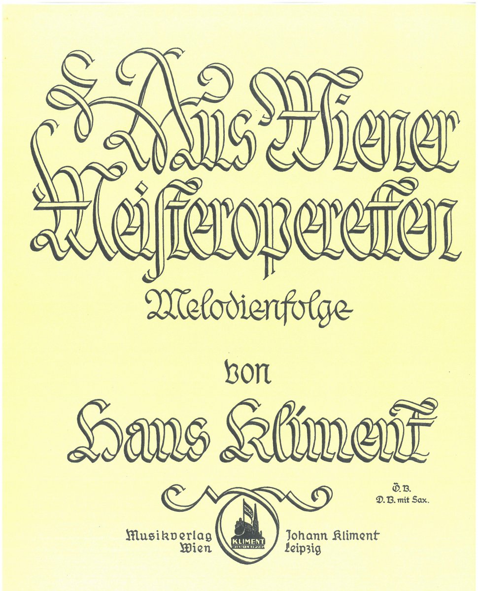 Aus Wiener Meisteroperetten - cliquer ici Aus Wiener Meisteroperetten - cliquer ici