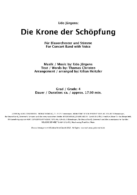 Krone der Sch�pfung, Die - cliquer ici