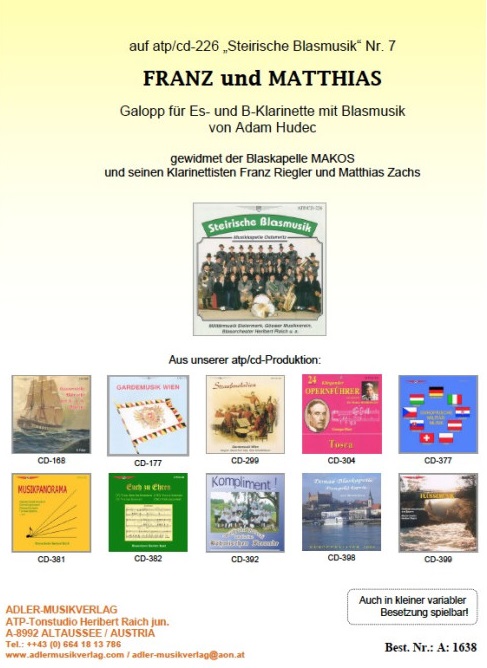Franz und Matthias - cliquer ici Franz und Matthias - cliquer ici