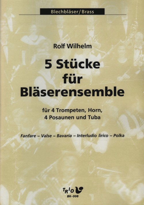 5 St�cke f�r Bl�serensemble (F�nf) - cliquer ici
