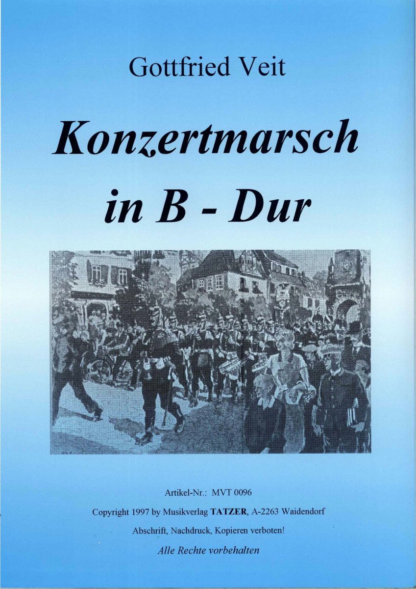 Konzertmarsch in Bb-Dur - cliquer ici