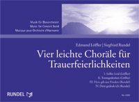 4 leichte Chorle fr Trauerfeierlichkeiten (Vier) - cliquer ici