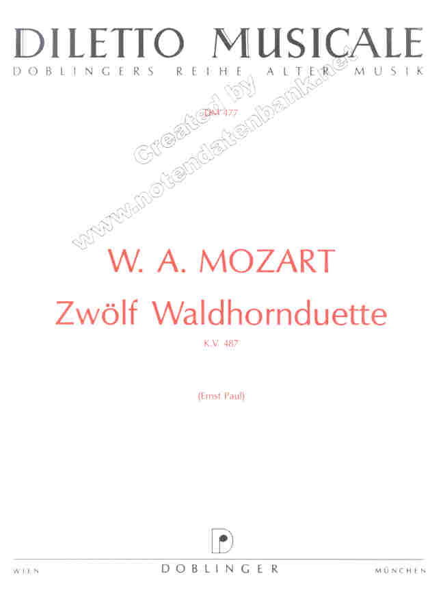 12 Waldhornduette kv.487 - cliquer ici