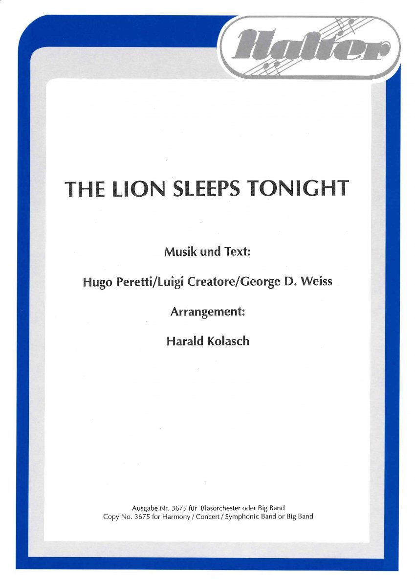 Lion Sleeps Tonight, The - cliquer ici Lion Sleeps Tonight, The - cliquer ici