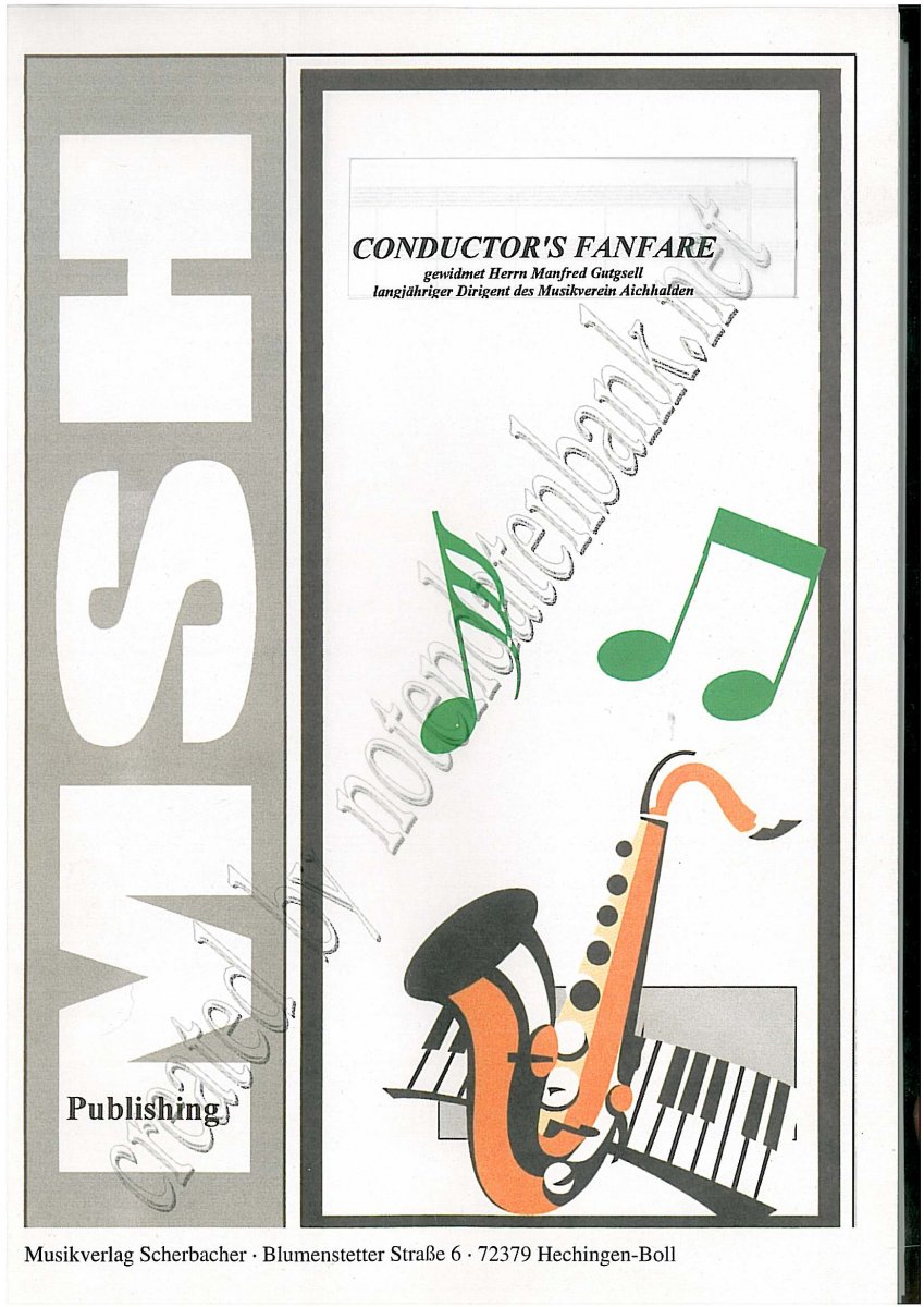 Conductor's Fanfare - cliquer ici Conductor's Fanfare - cliquer ici