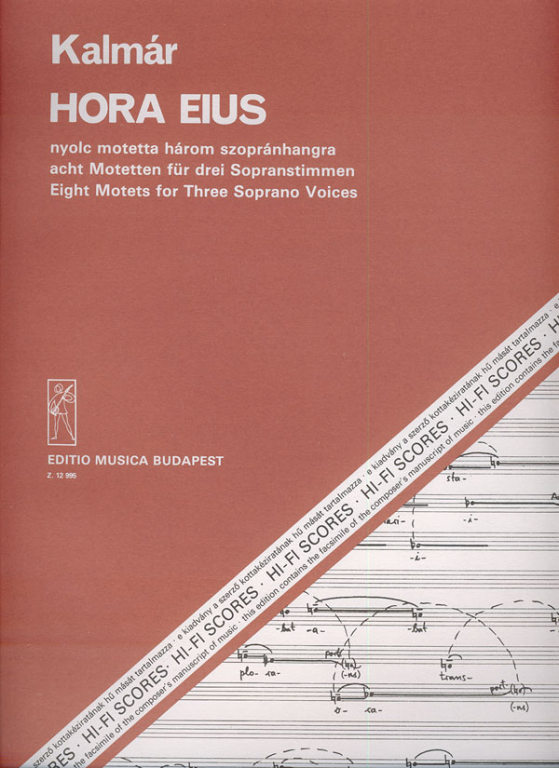 Hora eius (8 Motetten) - cliquer ici Hora eius (8 Motetten) - cliquer ici