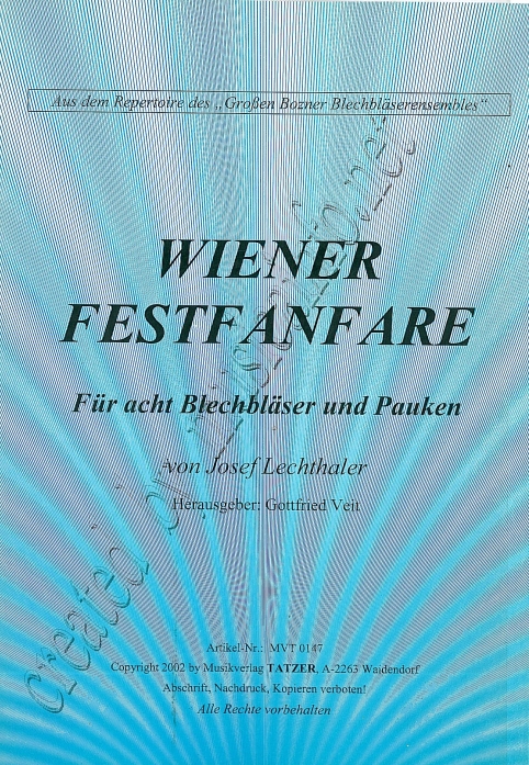 Wiener Festfanfare - cliquer ici