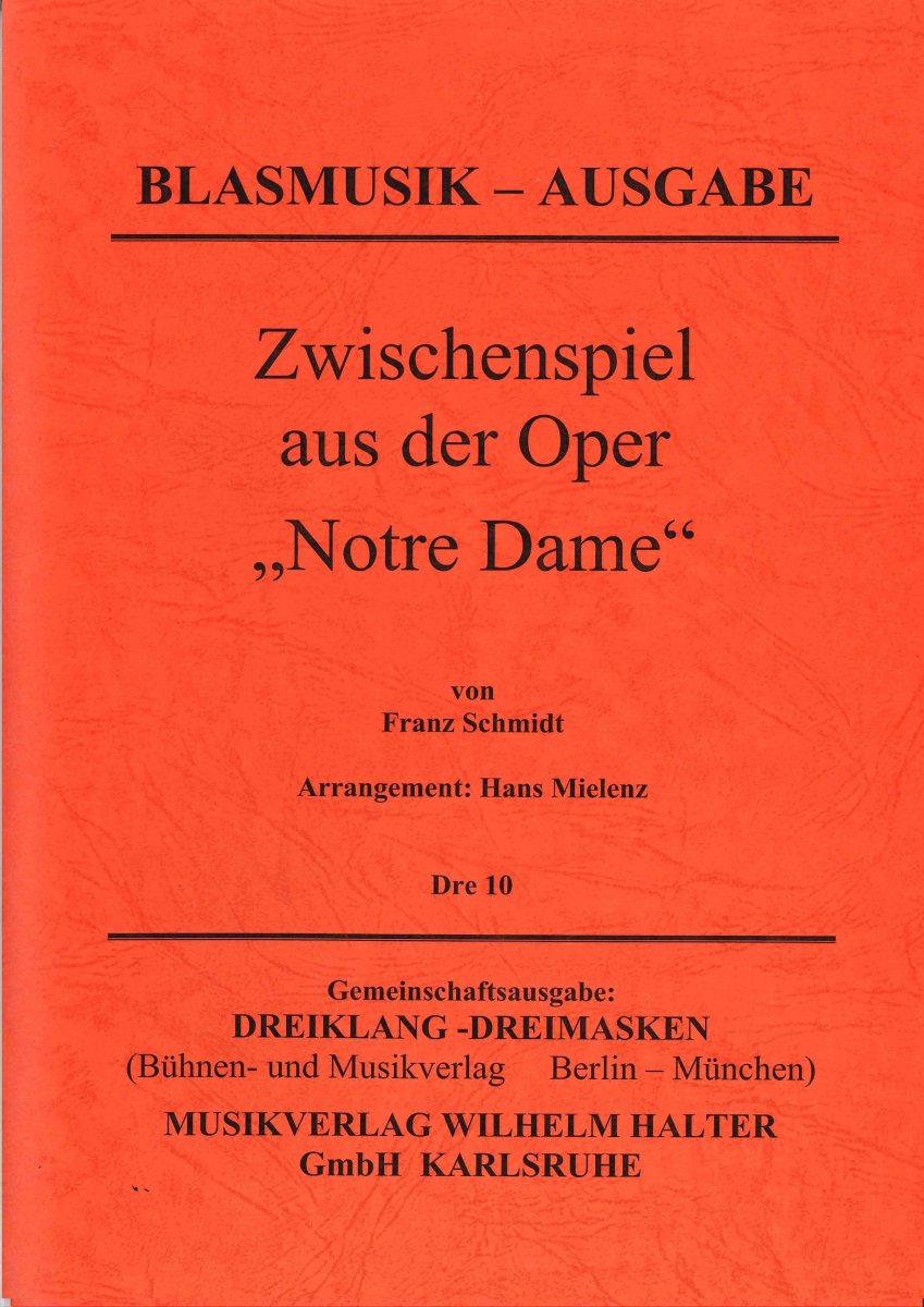 Zwischenspiel aus 'Notre Dame' - cliquer ici Zwischenspiel aus 'Notre Dame' - cliquer ici