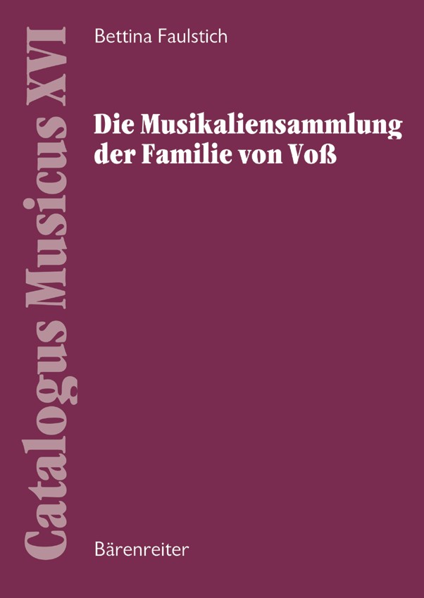 Die Musikaliensammlung der Familie von Voss - cliquer ici