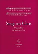 Singt im Chor: 30 leichte S�tze f�r drei- bis f�nfstimmigen Chor - cliquer ici