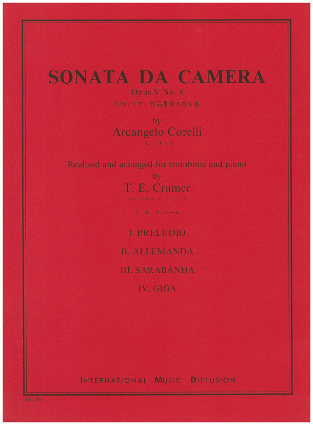 Sonata da camera op 5 n�8 - cliquer ici