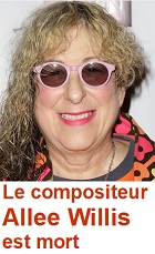 2020-01-27 Le compositeur Allee Willis est mort - cliquer ici