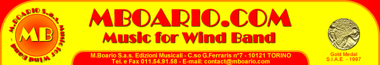 M.Boario S.a.s. Edizioni Musicali - cliquer ici